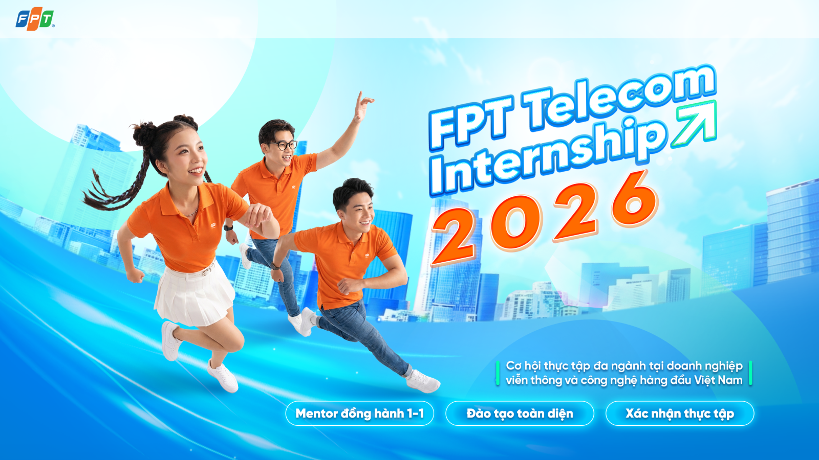 FPT Telecom Internship 2026 chương trình thực tập quy mô lớn nhất năm
