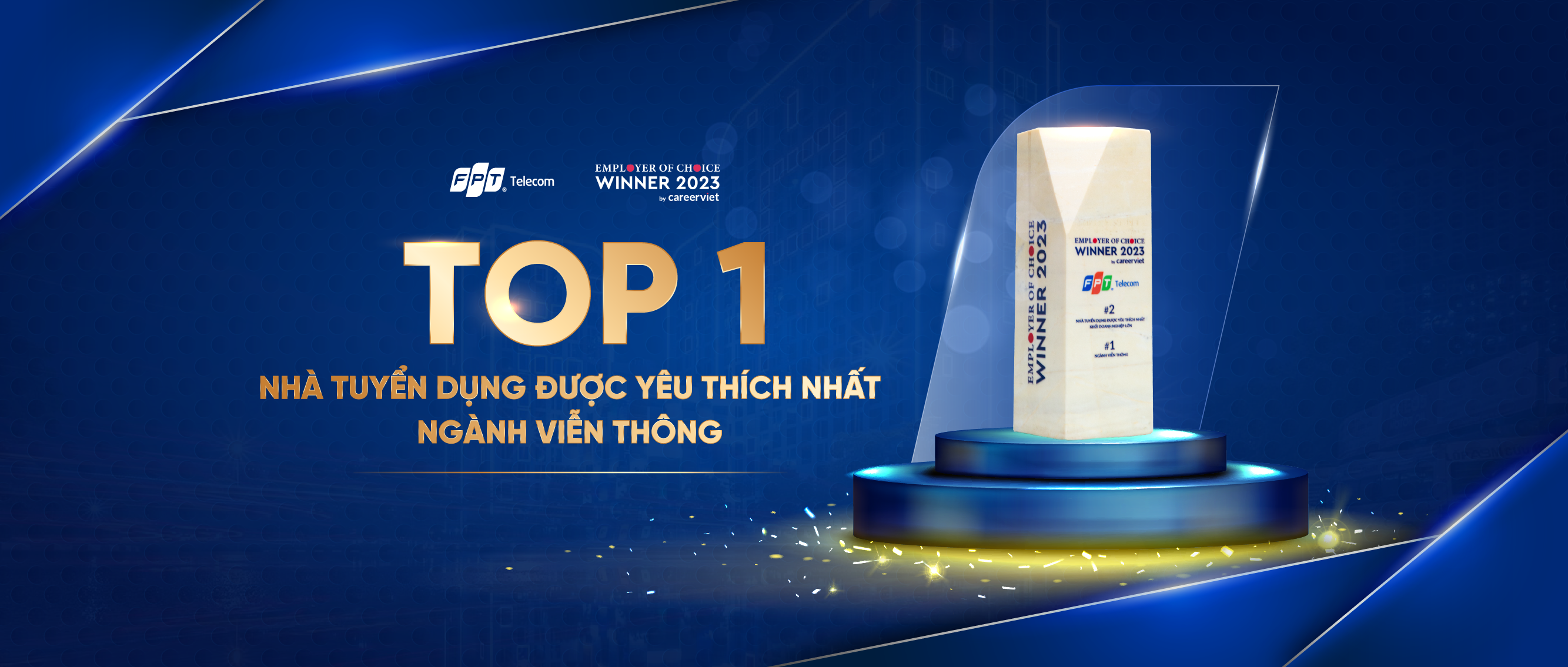 Top1 - Nhà tuyển dụng được yêu thích nhất Khối ngành Viễn thông (2024)